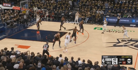 😰只剩2暂停了！约基奇丢魂再被抢断 雷霆领先35分打停！