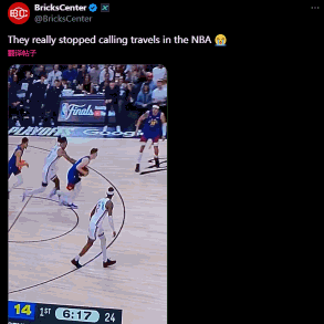 美媒：NBA裁判现在真的不在比赛中吹走步了😭