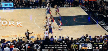 还有悬念！大桥高难度漂移三分打进 尼克斯把分差缩小至3分