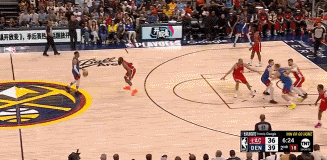 我滴龟龟！威少撤到三分线外没人防 果断出手命中个人第二记三分