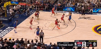 🤬都站着看呢！小波特挡拆后快船门户大开轻松扣篮终结