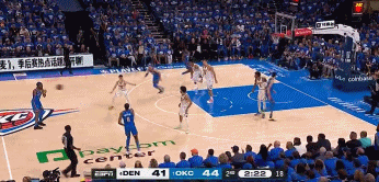 内外开花！杰伦-威廉姆斯三分命中后反击暴扣 连得5分打停掘金